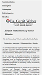 Mobile Screenshot of gerrit-weber.de