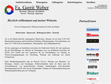 Tablet Screenshot of gerrit-weber.de